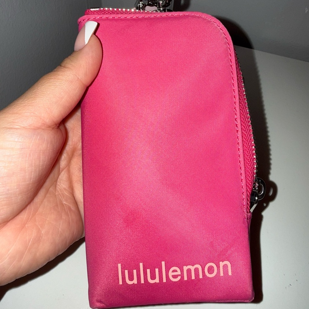Lululemon Dual Pouch Wristlet Wallet Pink and Light - Picture 5 of 10